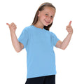 Sky Blue - Back - Jerzees Schoolgear Childrens Classic Plain T-Shirt (Pack of 2)