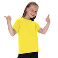 Yellow - Back - Jerzees Schoolgear Childrens Classic Plain T-Shirt (Pack of 2)