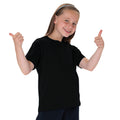 Black - Back - Jerzees Schoolgear Childrens Classic Plain T-Shirt (Pack of 2)