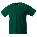 Bottle Green - Front - Jerzees Schoolgear Childrens Classic Plain T-Shirt (Pack of 2)