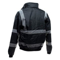 Black - Back - Yoko Mens Hi-Vis Bomber Jacket (Pack of 2)