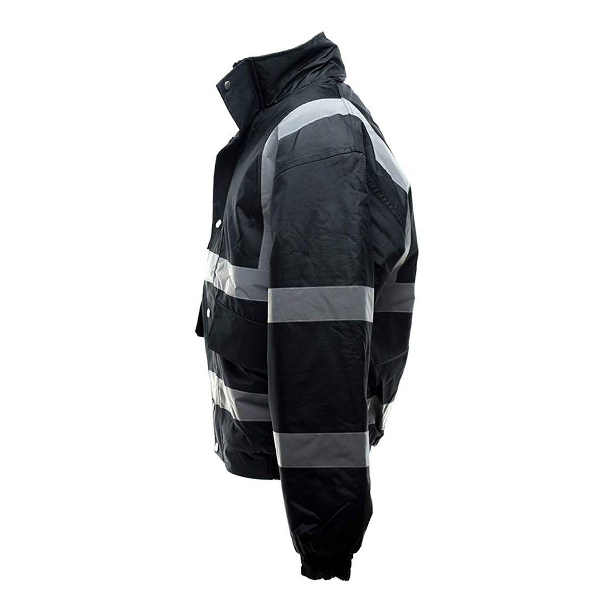 Black - Lifestyle - Yoko Mens Hi-Vis Bomber Jacket (Pack of 2)