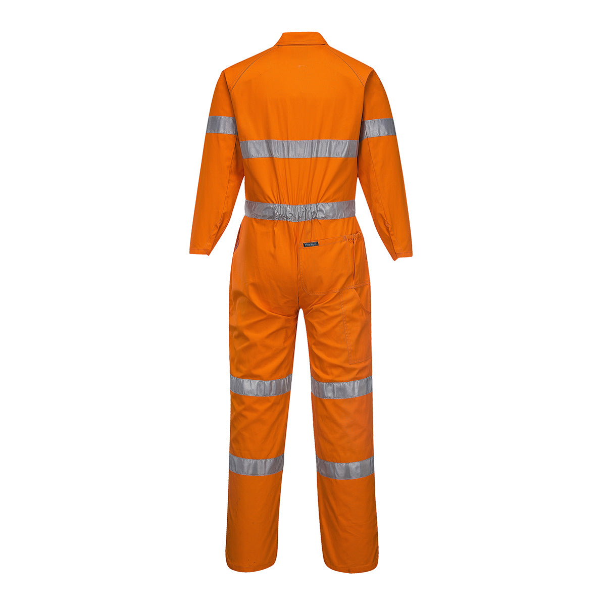Hi Vis Orange - Back - Yoko Hi-Vis Polycotton Coverall - Mens Workwear (Pack of 2)