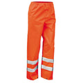 Hi Vis Orange - Front - Result Mens Hi-Vis Trousers - Pants (Pack of 2)