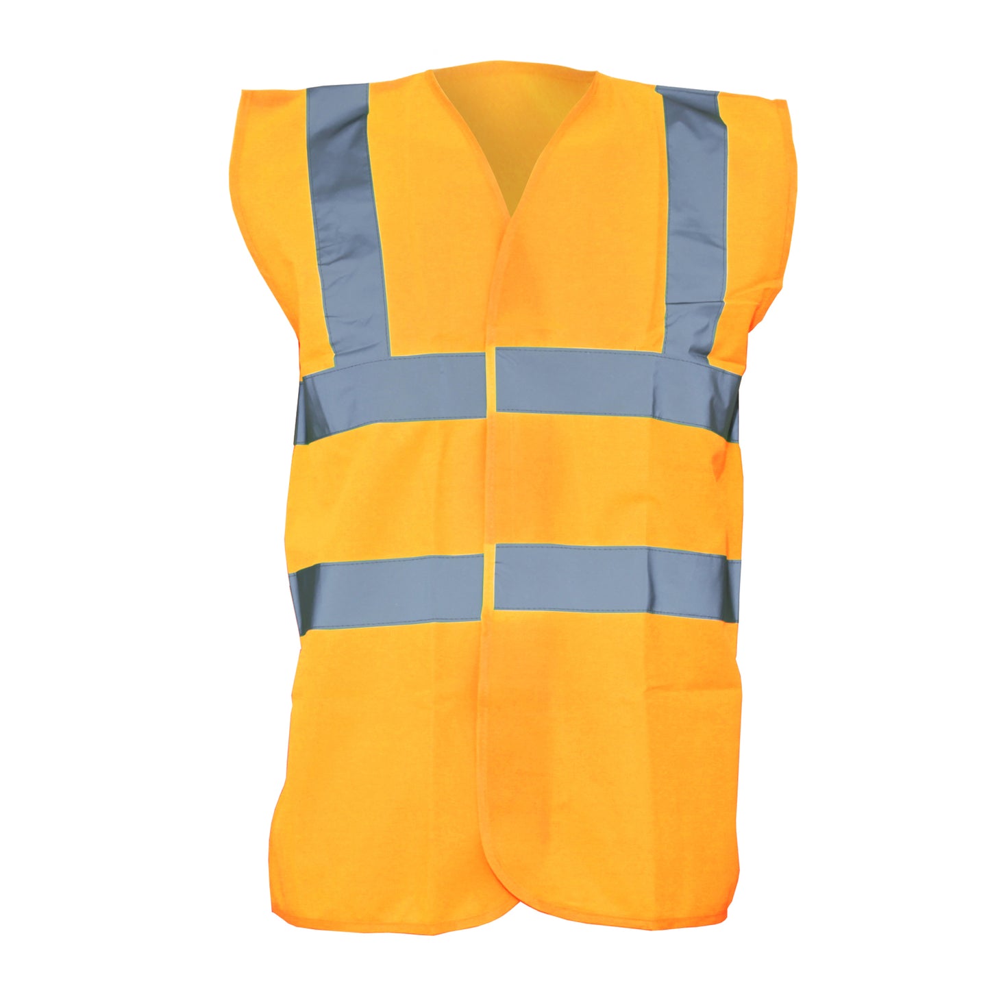Hi Vis Orange - Front - Yoko Unisex Premium Hi-Vis Waistcoat Vest - Jacket (Pack of 2)