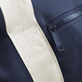 French Navy-Off White - Side - Bagbase Plain Varsity Barrel - Duffle Bag (20 Litres) (Pack of 2)