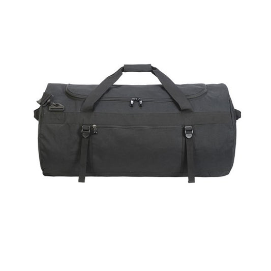 Black-Black - Front - Shugon Atlantic Oversize Kitbag - Duffle Bag (110 Litres) (Pack Of 2)
