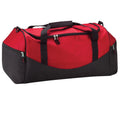 Classic Red-Black - Front - Quadra Teamwear Holdall Duffle Bag (55 Litres) (Pack of 2)