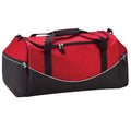 Classic Red-Black-White - Front - Quadra Teamwear Holdall Duffle Bag (55 Litres) (Pack of 2)