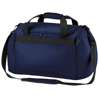 French Navy - Front - Bagbase Freestyle Holdall - Duffle Bag (26 Litres) (Pack of 2)