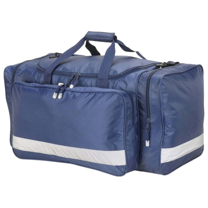 Navy Blue - Front - Shugon Glasgow Jumbo Kit Holdall Duffle Bag - 75 Litres (Pack Of 2)