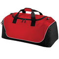 Classic Red-Black-White - Front - Quadra Teamwear Jumbo Kit Duffle Bag - 110 Litres (Pack of 2)