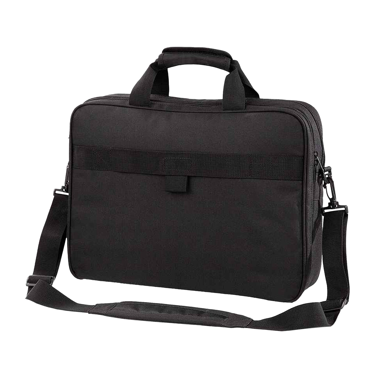 Black - Back - Quadra Executive Digital Office Bag (17inch Laptop Compatible) (Pack of 2)