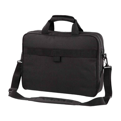 Black - Back - Quadra Executive Digital Office Bag (17inch Laptop Compatible) (Pack of 2)