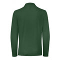 Racing Green - Back - B&C ID.001 Mens Long Sleeve Polo (Pack Of 2)