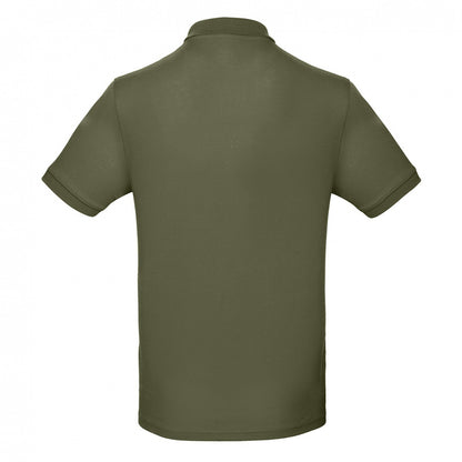 Army Khaki - Back - B&C Mens Inspire Polo (Pack of 2)