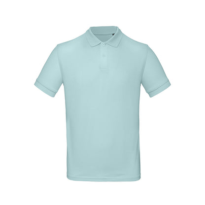 Millennial Mint - Back - B&C Mens Inspire Polo (Pack of 2)