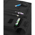 Black - Side - Bagbase Adjustable Messenger Bag (11 Litres) (Pack Of 2)