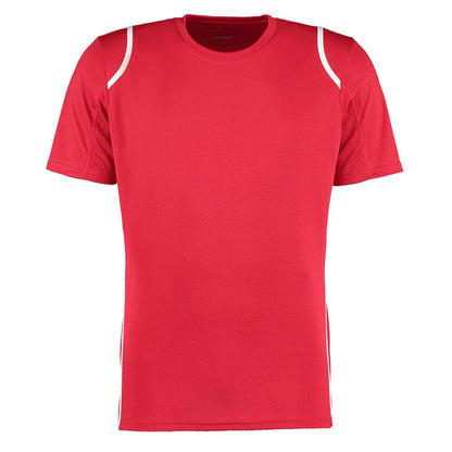 Red-White - Front - Gamegear® Cooltex® Short Sleeved T-Shirt - Mens Sportswear