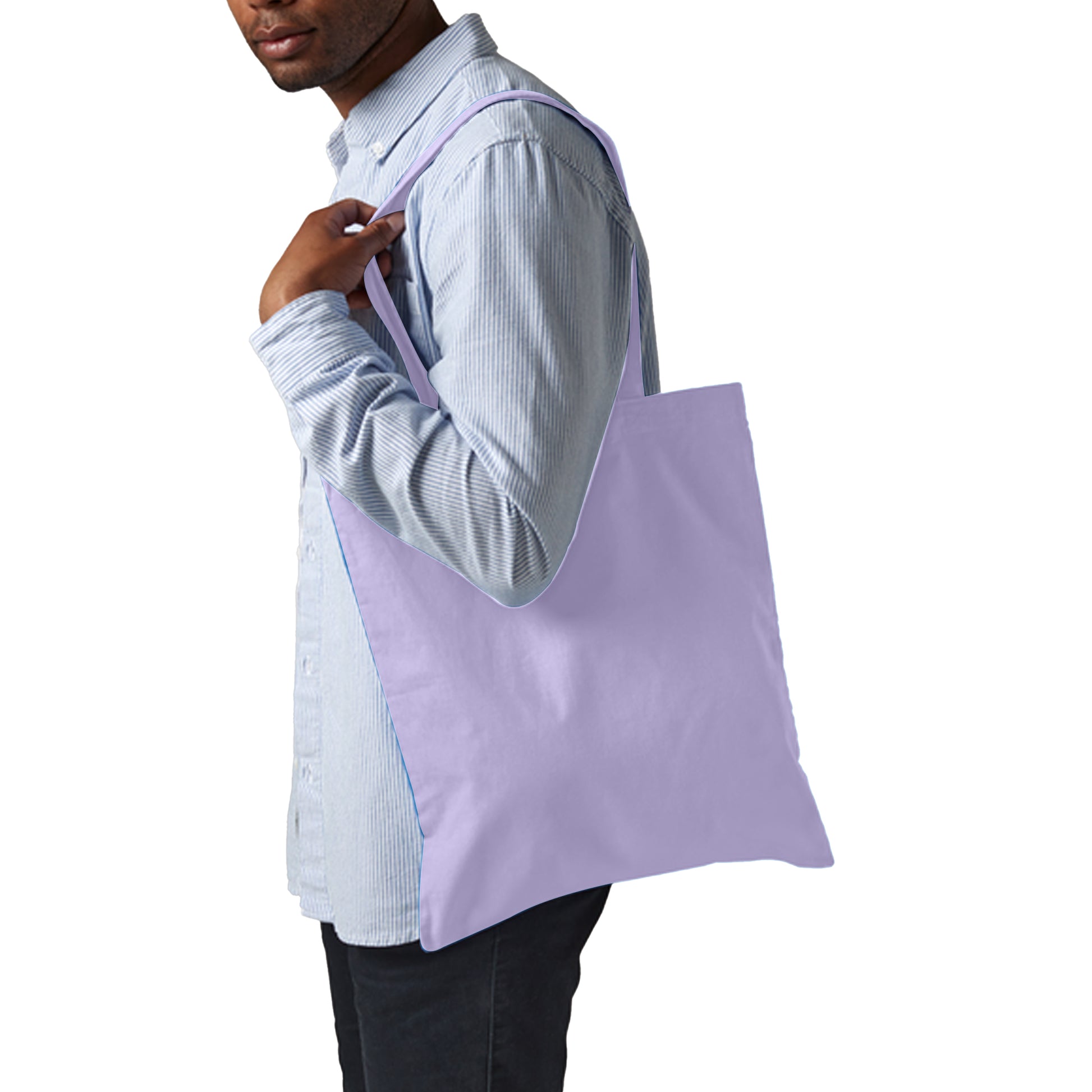 Lavender - Back - Westford Mill Promo Bag For Life - 10 Litres (Pack Of 2)