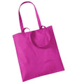 Fuchsia - Front - Westford Mill Promo Bag For Life - 10 Litres (Pack Of 2)