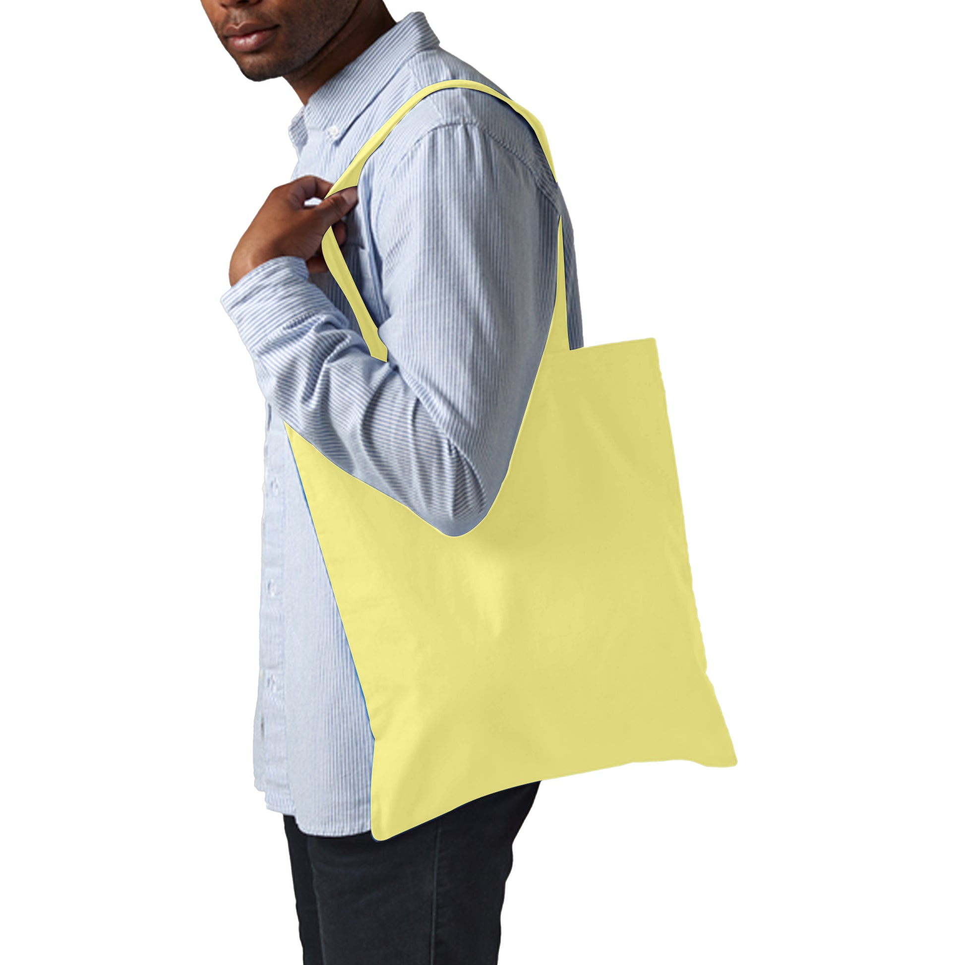 Yellow - Back - Westford Mill Promo Bag For Life - 10 Litres (Pack Of 2)