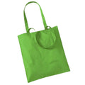 Lime - Front - Westford Mill Promo Bag For Life - 10 Litres (Pack Of 2)