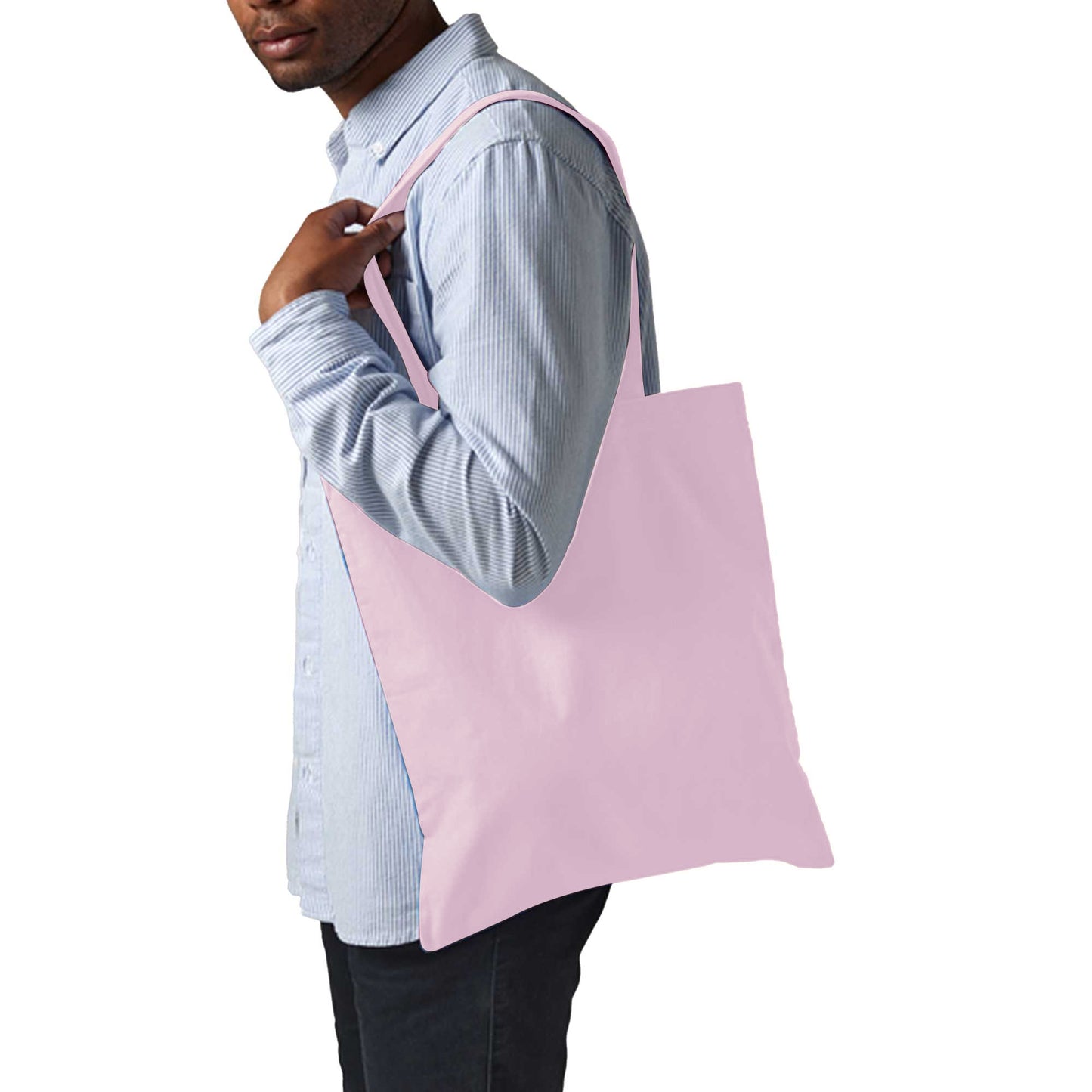 Pastel Pink - Back - Westford Mill Promo Bag For Life - 10 Litres (Pack Of 2)