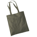 Olive - Front - Westford Mill Promo Bag For Life - 10 Litres (Pack Of 2)