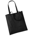 Black - Front - Westford Mill Promo Bag For Life - 10 Litres (Pack Of 2)
