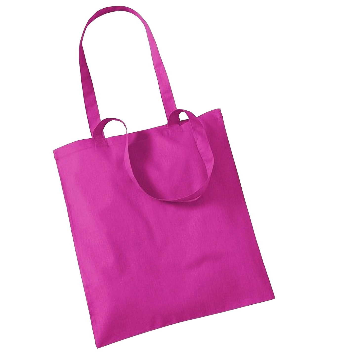 Fuchsia - Front - Westford Mill Promo Bag For Life - 10 Litres (Pack Of 2)