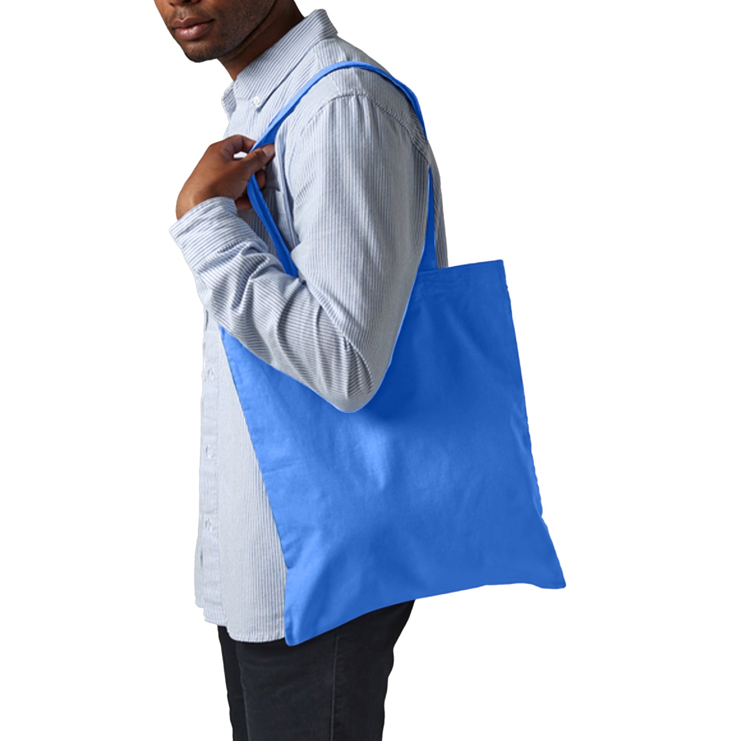 Cornflower - Back - Westford Mill Promo Bag For Life - 10 Litres (Pack Of 2)