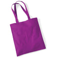 Magenta - Side - Westford Mill Promo Bag For Life - 10 Litres (Pack Of 2)