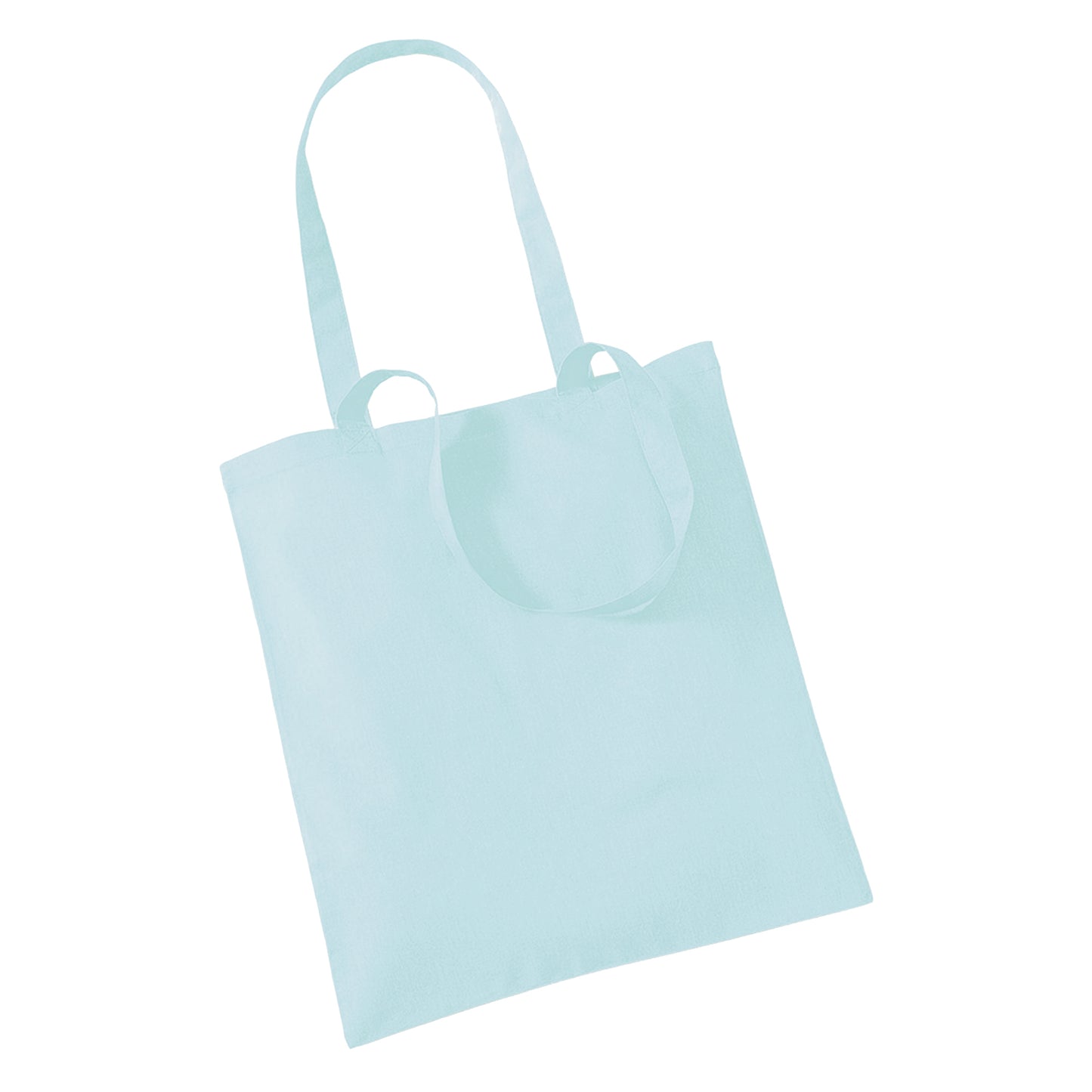 Pastel Mint - Front - Westford Mill Promo Bag For Life - 10 Litres (Pack Of 2)