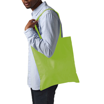Lime - Back - Westford Mill Promo Bag For Life - 10 Litres (Pack Of 2)