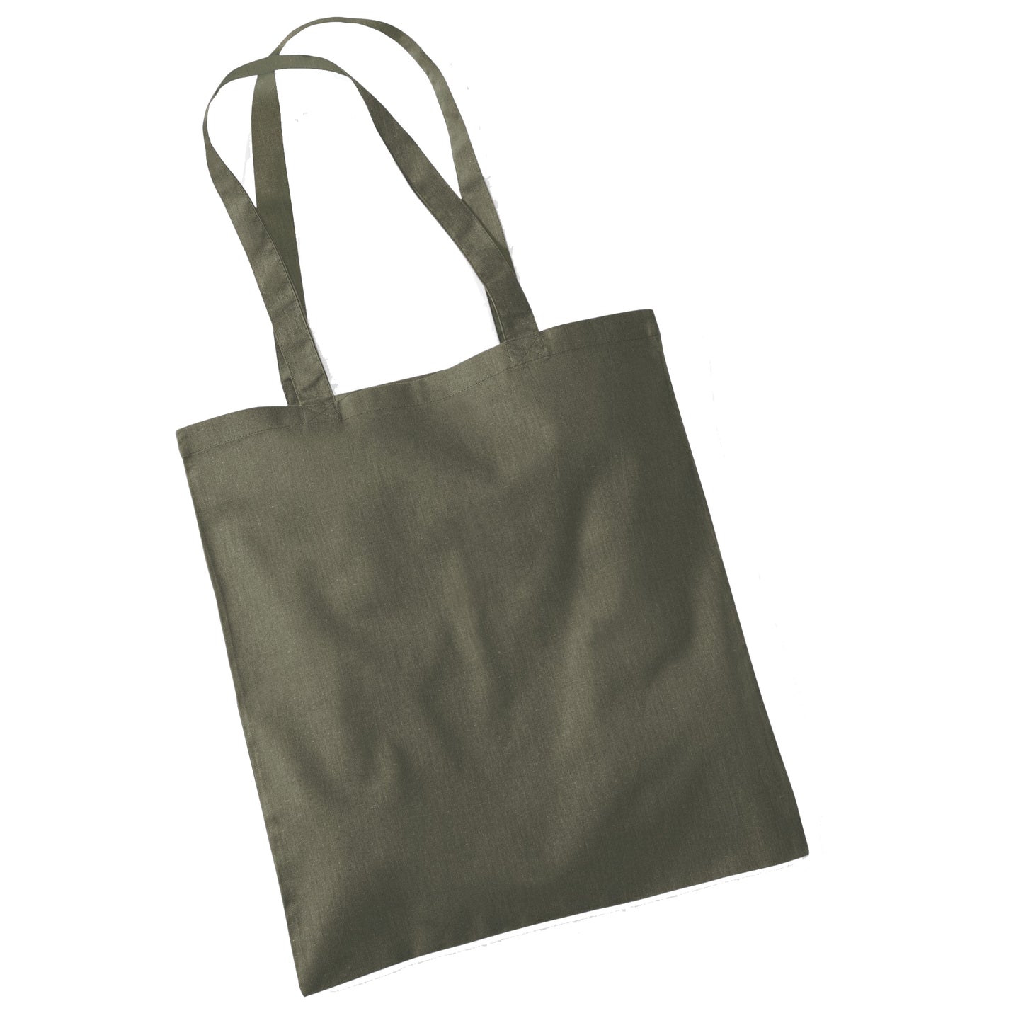 Olive - Front - Westford Mill Promo Bag For Life - 10 Litres (Pack Of 2)