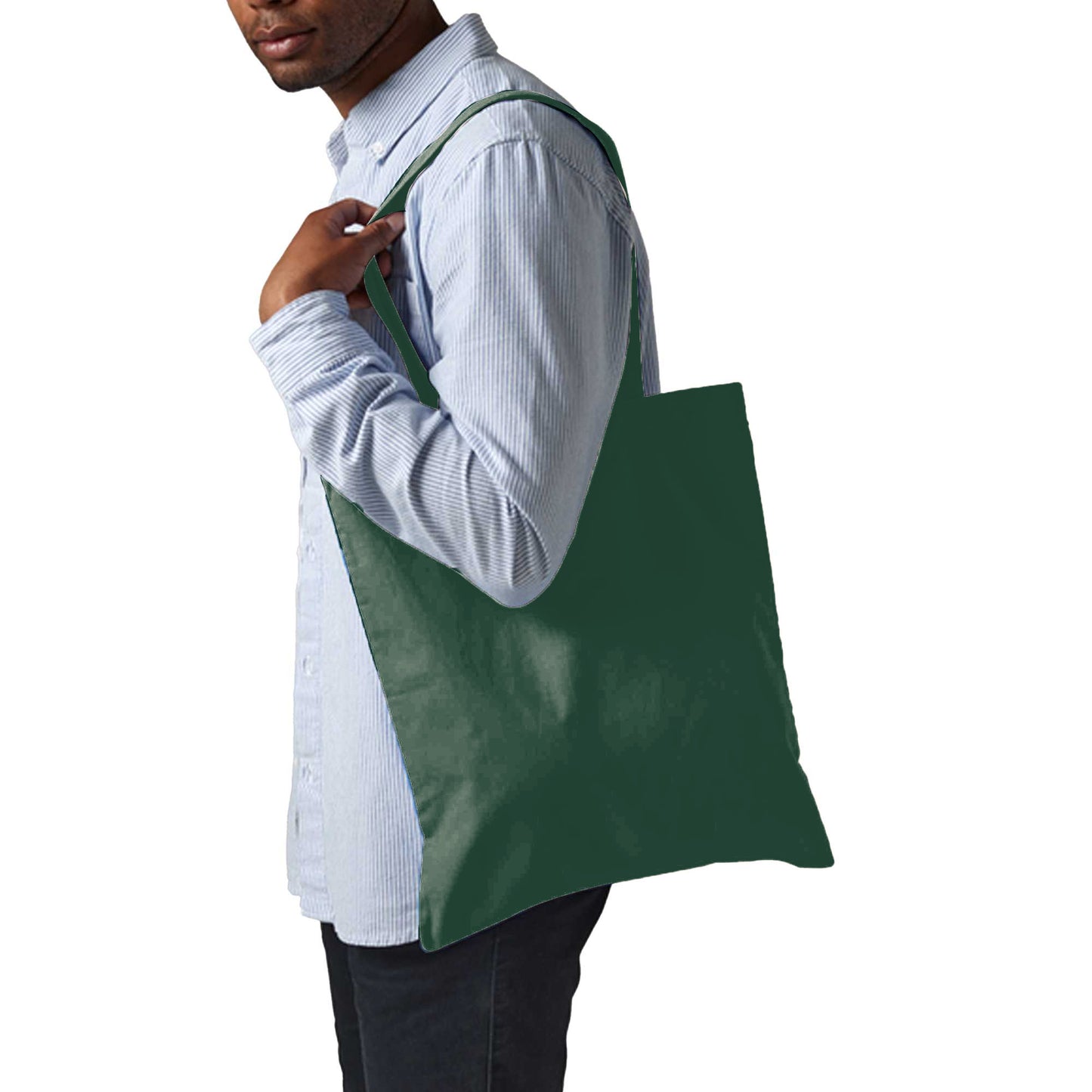 Bottle Green - Back - Westford Mill Promo Bag For Life - 10 Litres (Pack Of 2)