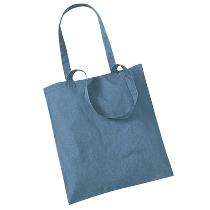 Airforce Blue - Front - Westford Mill Promo Bag For Life - 10 Litres (Pack Of 2)