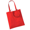 Bright Red - Front - Westford Mill Promo Bag For Life - 10 Litres (Pack Of 2)