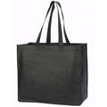 Black - Back - Shugon Lyon Non-Woven Shopper Bag - 23 Litres (Pack of 2)