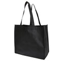 Black - Front - Shugon Lyon Non-Woven Shopper Bag - 23 Litres (Pack of 2)