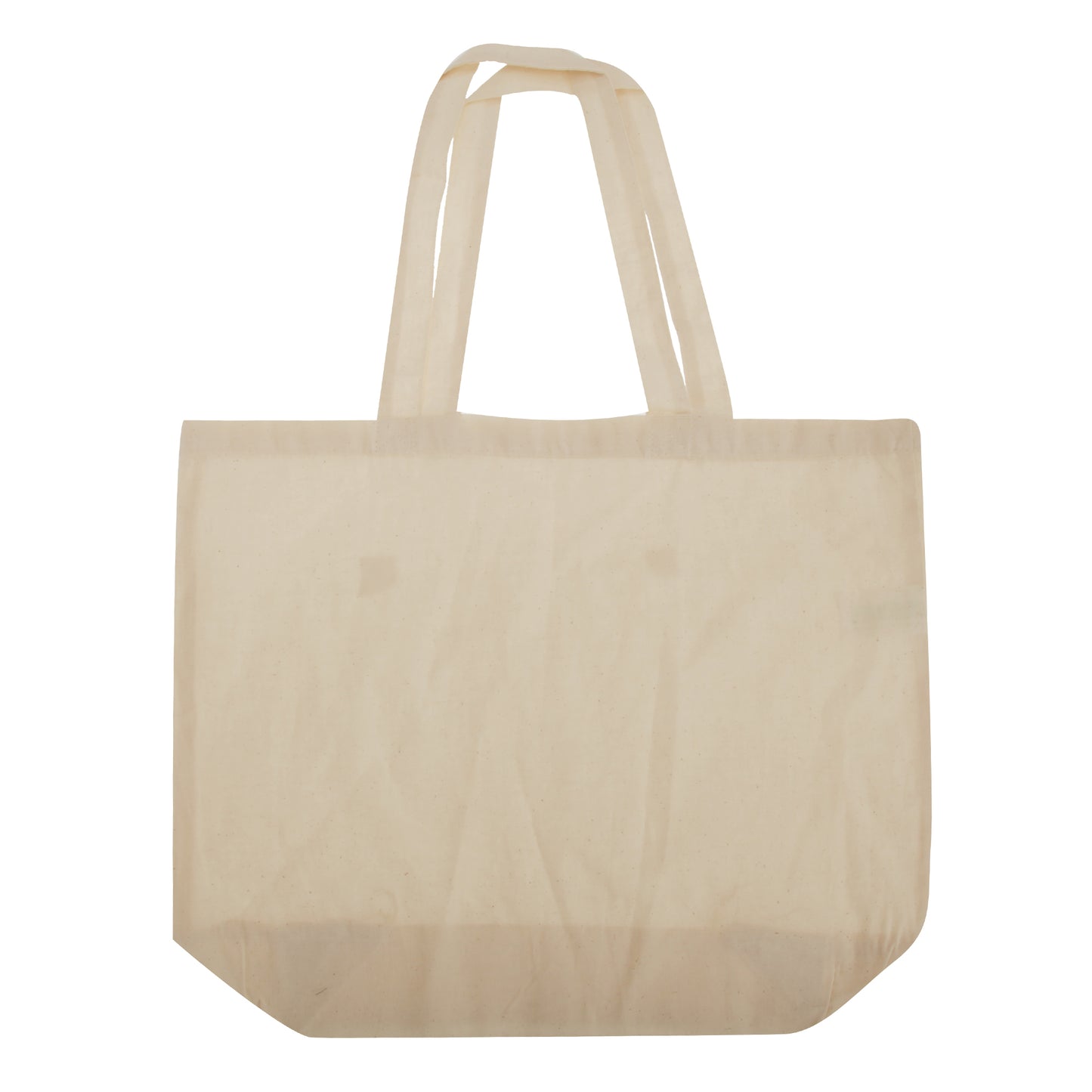 Natural - Front - Westford Mill Maxi Tote-Shopper Bag For Life (Pack of 2)
