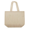 Natural - Front - Westford Mill Maxi Tote-Shopper Bag For Life (Pack of 2)