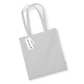 Light Grey - Back - Westford Mill EarthAware Organic Bag For Life (10 Litres) (Pack of 2)