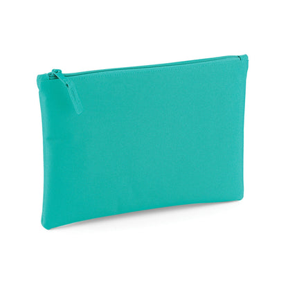Mint - Front - Bagbase Grab Zip Pocket Pouch Bag (Pack of 2)