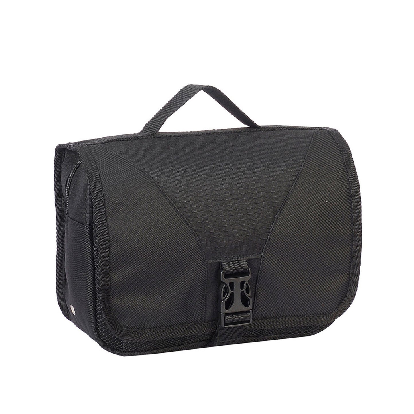 Black - Front - Shugon Bristol Folding Travel Toiletry Bag - 4 Litres (Pack of 2)