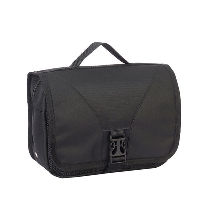 Black - Front - Shugon Bristol Folding Travel Toiletry Bag - 4 Litres (Pack of 2)