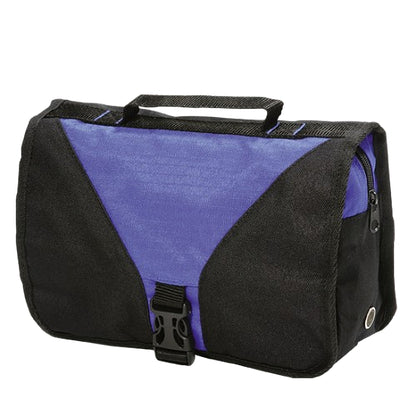 Royal-Black - Front - Shugon Bristol Folding Travel Toiletry Bag - 4 Litres (Pack of 2)