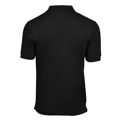 Black - Back - Tee Jays Mens Luxury Polo Shirt