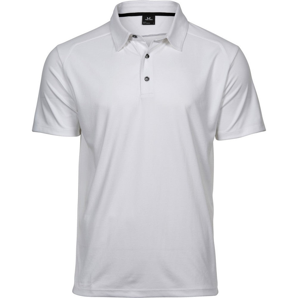 White - Front - Tee Jays Mens Luxury Sport Polo Shirt